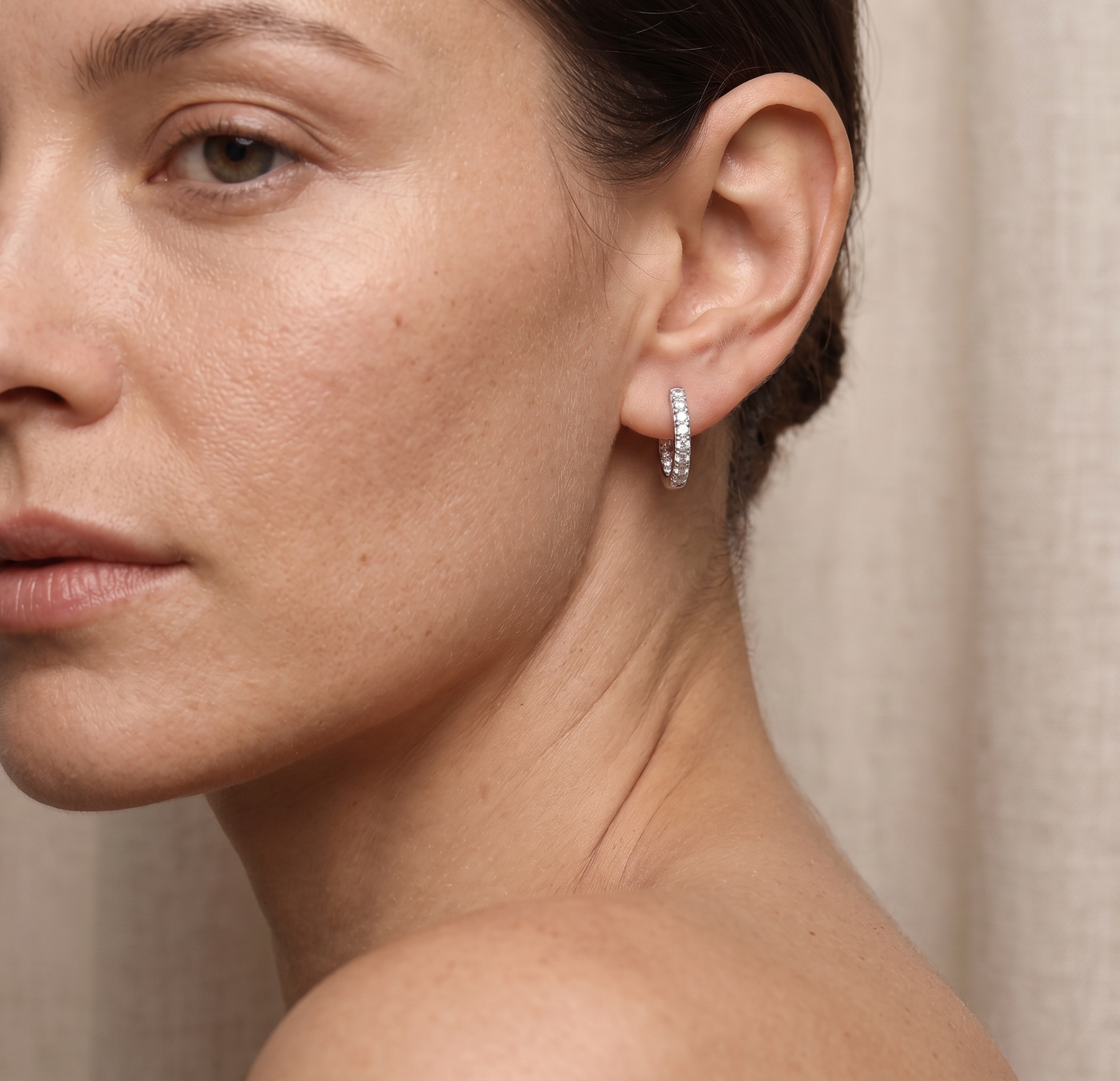 Silver Stainless Steel Earrings