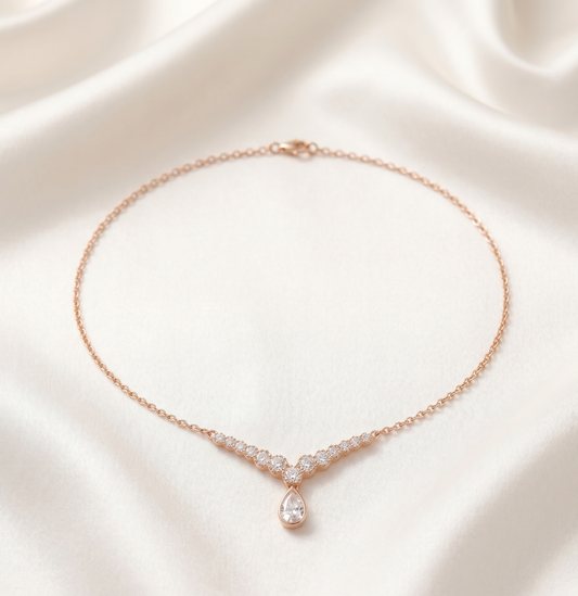 Rose Gold Stainless Steel Necklace